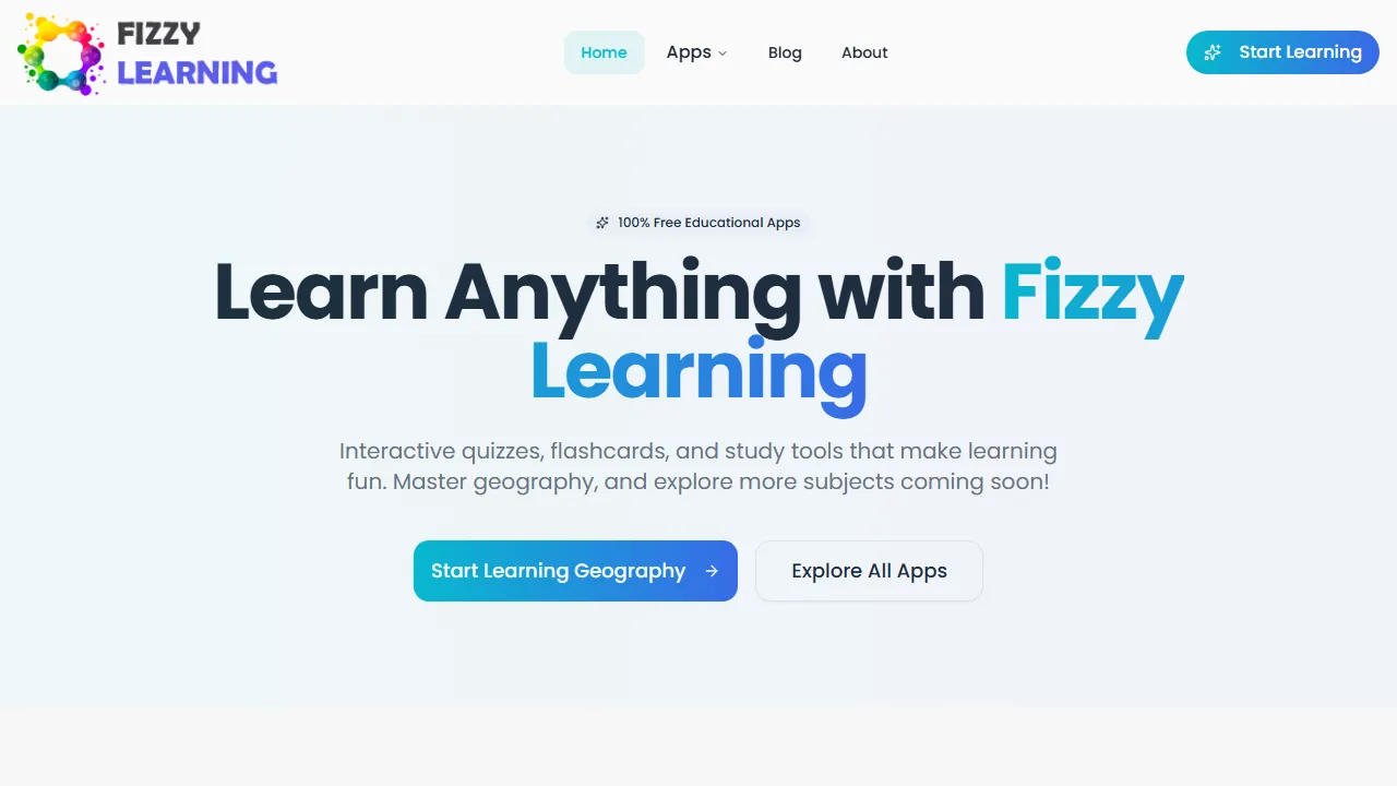 Fizzy Learning — AI-Powered Education Platform — Education / EdTech ...
